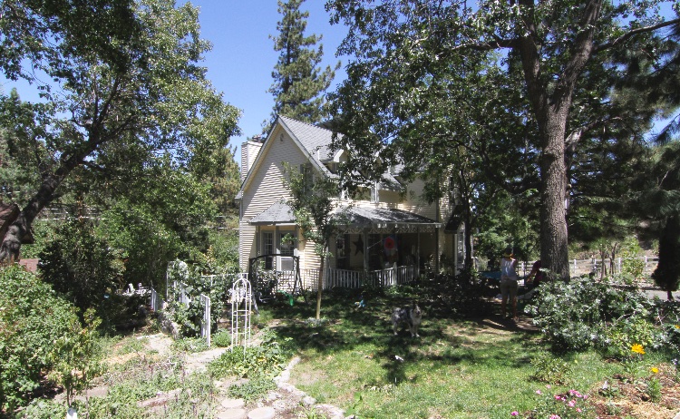 Exterior Only Front Yard including Patio and Back Yard: Exterior Only. Small playground - frontyard and backyard. Swings and hammock available. Patio of the house. Restroom of the house can be used. Nature surrounded, is in the mountains, about 6000ft elevation, located in a quiet residential neighborhood. Please note that during winter (DEC-FEB) the snow reaches about 5ft.